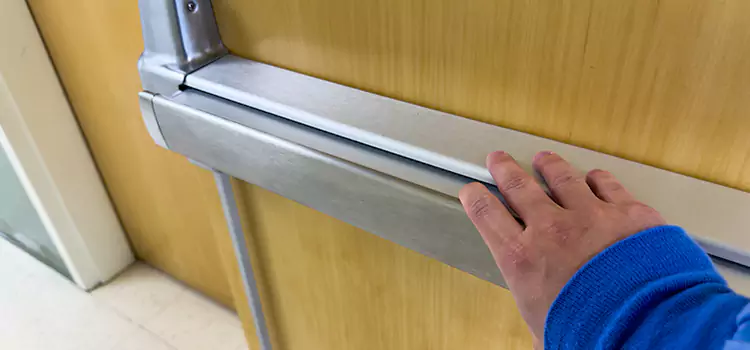 Installing a Push Bar on a Door San Diego